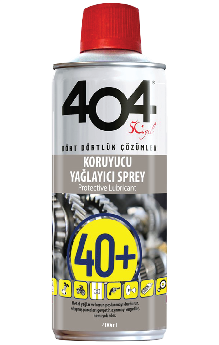 404 40+ Yağlayıcı ve Koruyucu Bakım Spreyi 400 ML