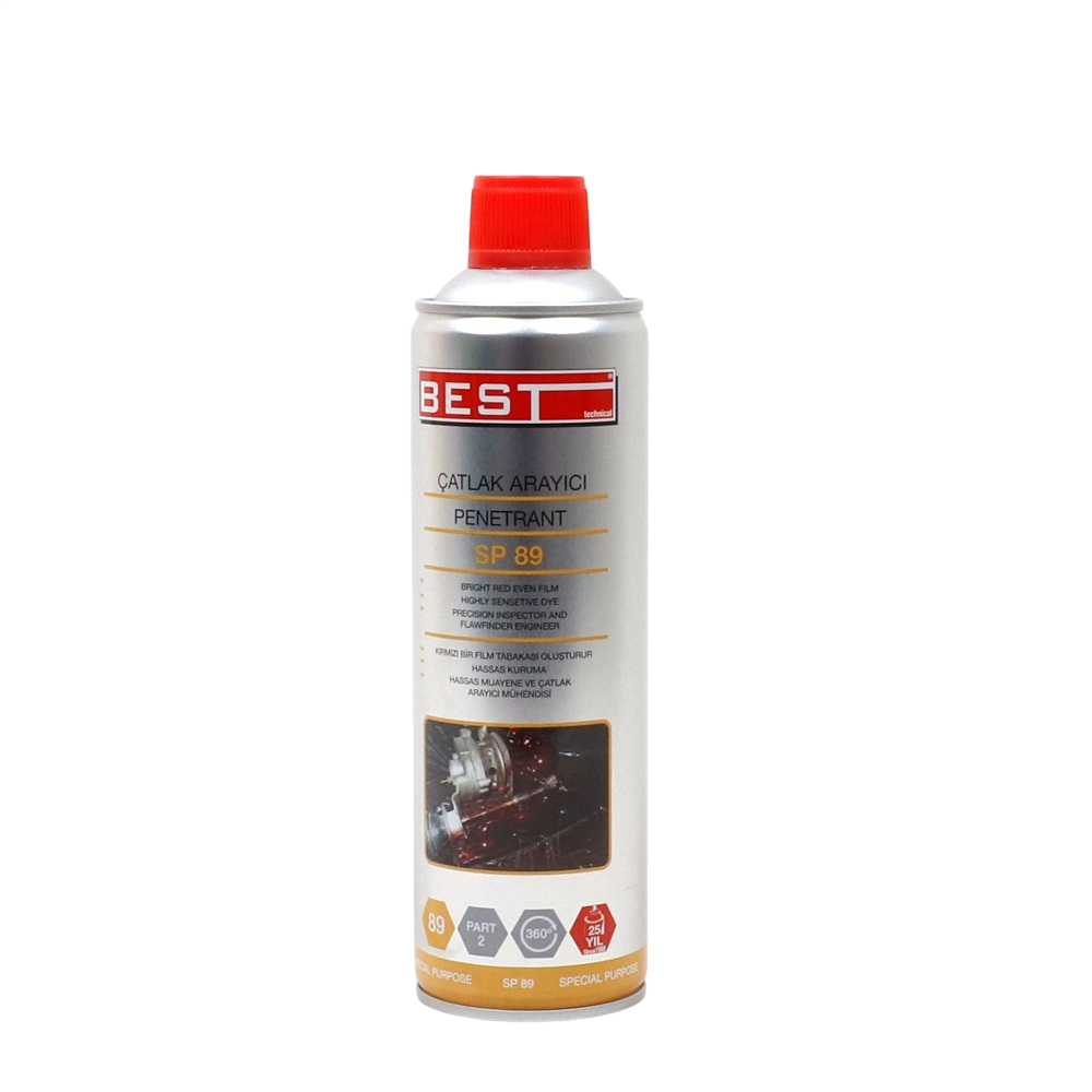 BEST SP89 Çatlak Kaçak Arayıcı Penentrant Sprey 500 ML