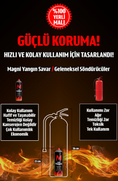 404 Magni Yangın Söndürücü Sprey 500 ML - Yangın Savar