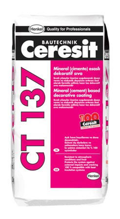 Ceresit CT 137 ''Painting'' Mineral Cephe Kaplaması ( Beyaz - 25 KG )