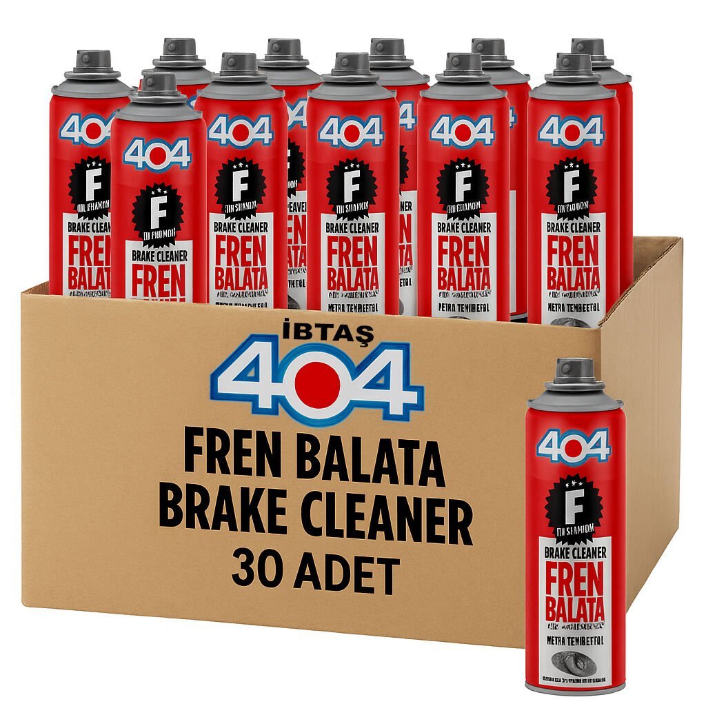 404 F1 Fren Balata Temizleyici 500 ML - 30 Adet - Koli Fiyatı