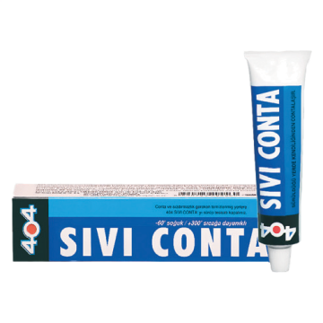 404 RTV Silikon Sıvı Conta Beyaz 45 Gram - 36 ADET - Yüksek ısıya dayanıklı (+300°C)