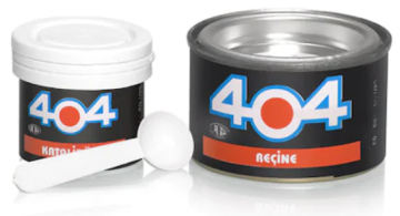 404 Metalize Çelik Güçlü Yapıştırıcı 100 Gram - Çift Karışımlı Metal Yapıştırıcı