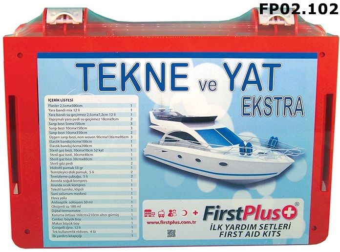 FİRSTPLUS Tekne ve Yat İlk Yardım Seti (Extra İçerik)