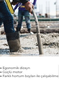 MAX EXTRA MXV107 Omuz Tipi Beton Çimento Vibratörü 3.2 HP