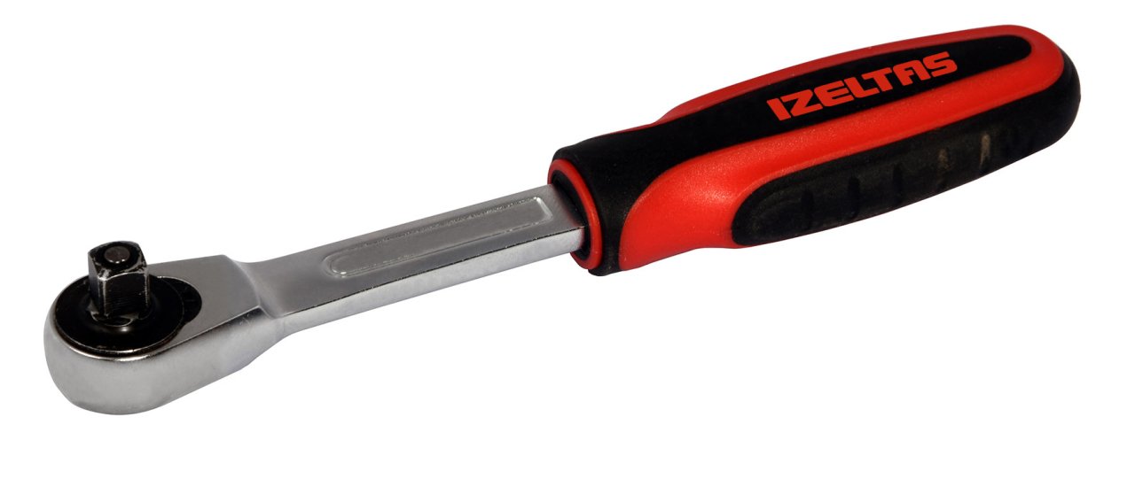 İzeltaş 1/4'' Cırcır Kolu Plastik Saplı 140mm