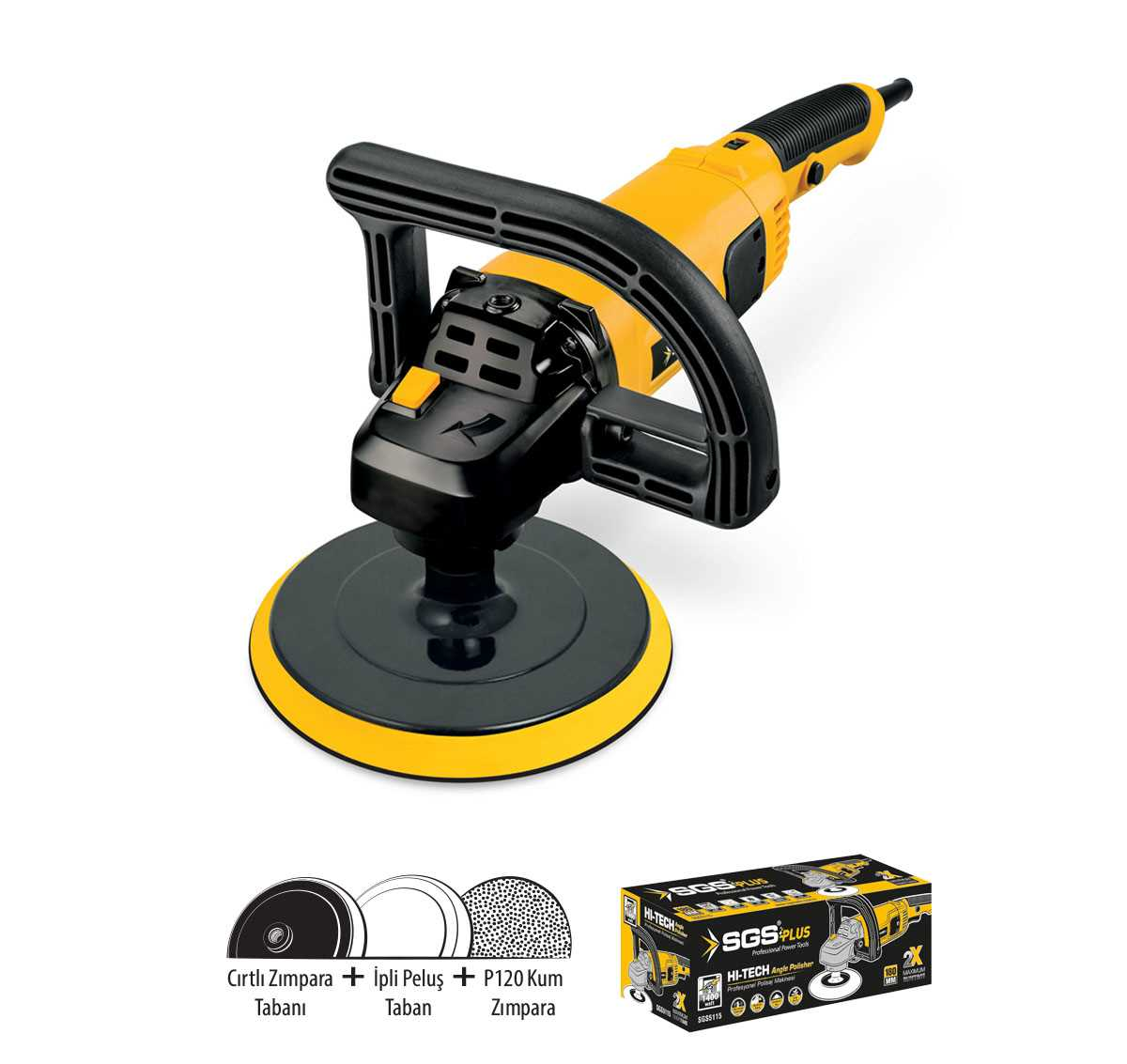 SGS5115 - Profesyonel 180mm Polisaj Makinesi 1400 Watt