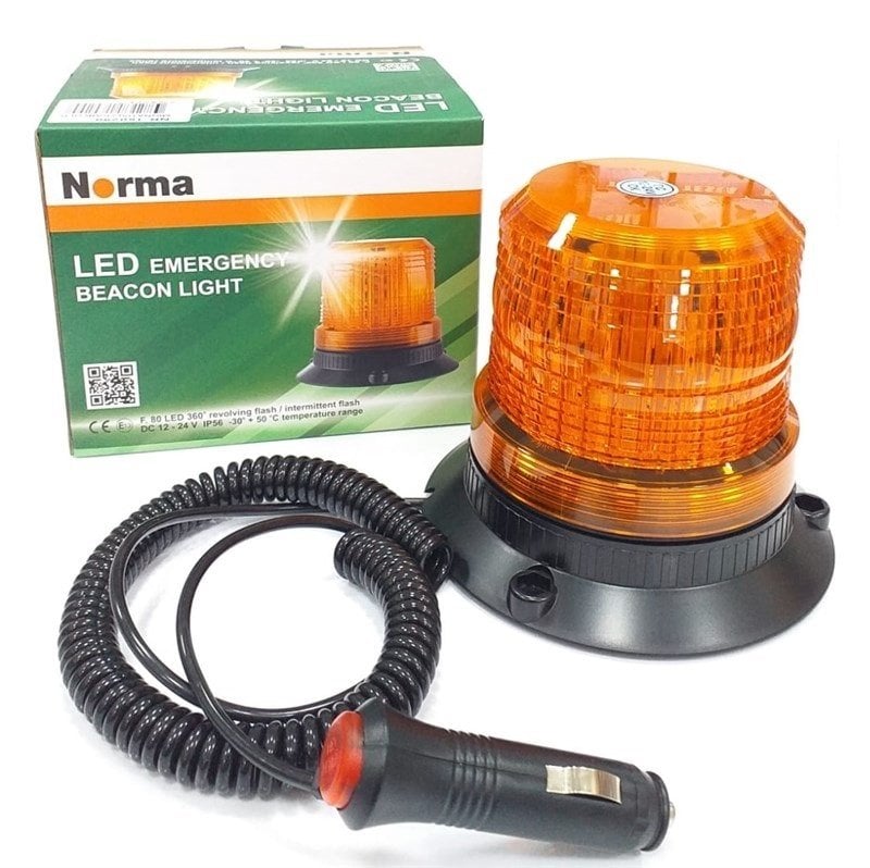 NORMA Mıknatıslı Tepe Lambası ve Çakar Led Lamba 12 - 24 Volt