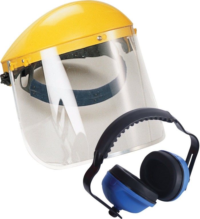 MAX SAFETY Yüz ve Baş Koruyucu + Kulaklık / 40 Adet