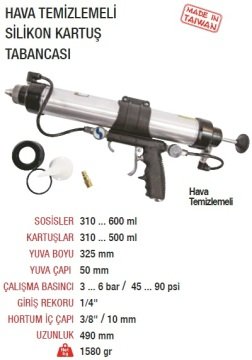 YAMA Havalı Silikon Tabancası 3in1 600 ML