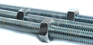 Metrik 4mm Galvanizli Beyaz Gijon Tij