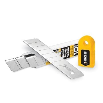 SGS164 - Yedek Maket Bıçağı Ucu 0.50mm x 18mm- 100 Adet