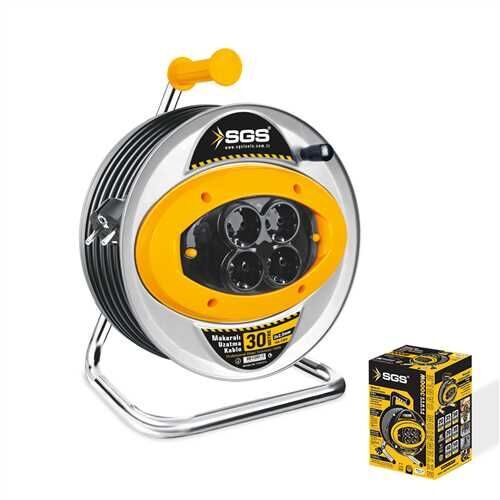 SGS2111 - METAL MAKARALI UZATMA KABLOSU 3x2,5*30MT
