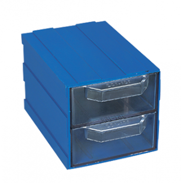 HİPAŞ 102 Double Numaralı Plastik Çekmeceli Kutu / 15 Adet