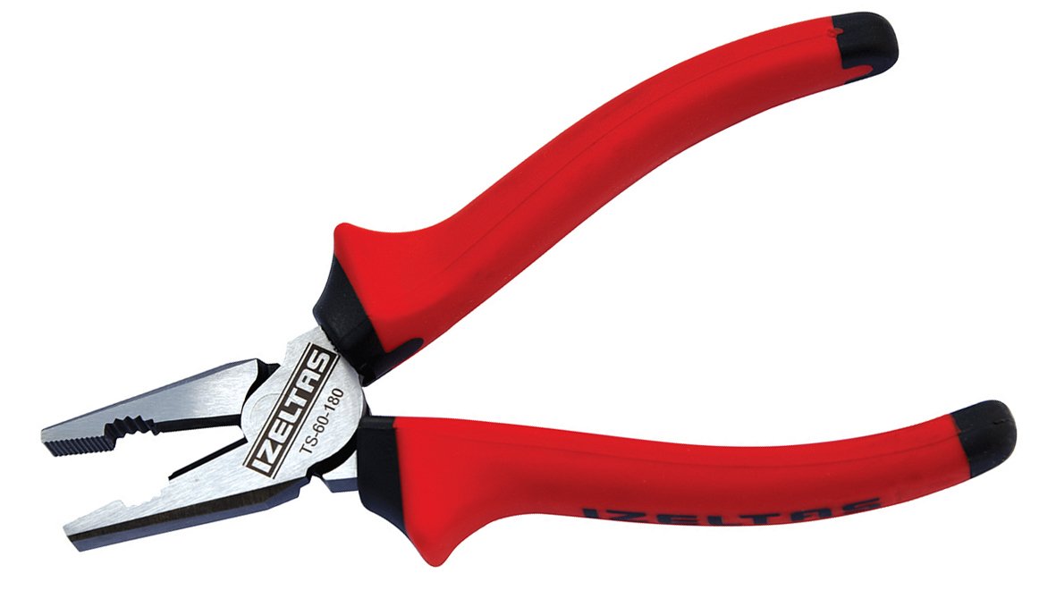İZELTAŞ 3030 Kombine Pense Ağır Tip 180mm (Çelik Tel Kesmek İçin)