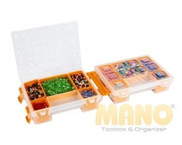 MANO 7'' Twin Organizer Kutu Turuncu