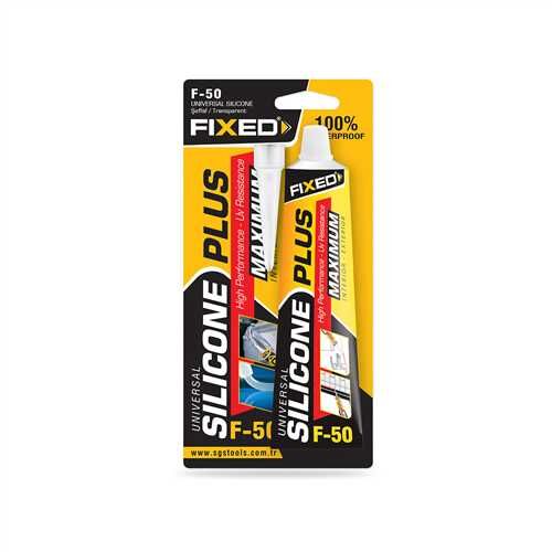 FIXED TÜP SİLİKON ŞEFFAF 50GR