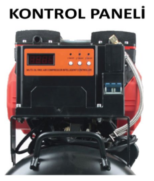 MYTOL MYK2001 - 200 Litre 6 HP Yüksek Hızlı Dolum Hava Kompresörü 220 Volt