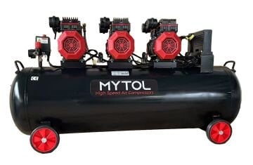 MYTOL MYK2001 - 200 Litre 6 HP Yağsız Yüksek Hızlı Dolum Hava Kompresörü 220 Volt