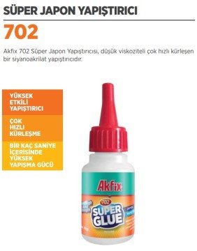 AKFİX 702 Süper Yapıştırıcı 30 GR ( 36 Adet )