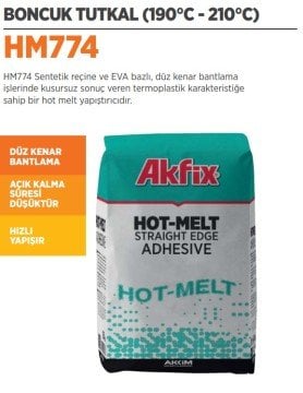 AKFİX HM774 Boncuk Tutkal 25 Kg (190°C - 210°C)