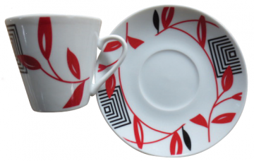 CVS DN 12620 Porselen Türk Kahve Takımı 12 Parça