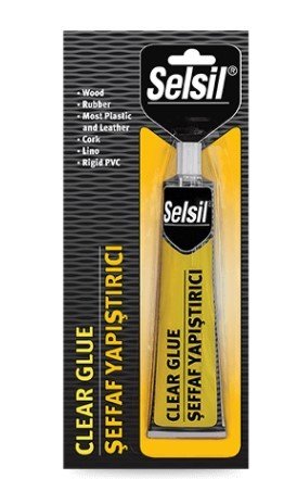 SELSİL Şeffaf Yapıştırıcı 70 Gram- 12 ADET