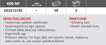 DHT Kuyumcu Makası Düz Ağız
