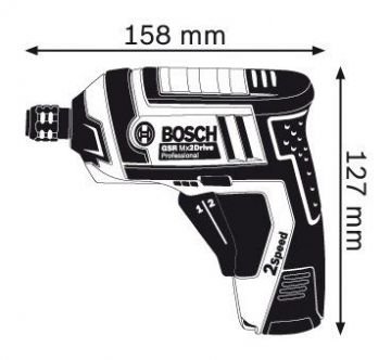 BOSH GSR Mx2Drive Akülü Vidalama 3.6 Volt