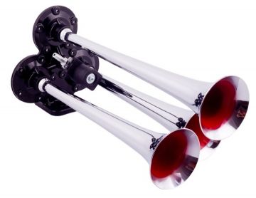 SEGER Korna 82BH1200 Havalı Üçlü Düz Ses 12 V Krom