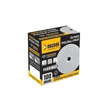 SGS2353 - ELMAS POLİSAJ PEDİ 100 MM 400 KUM ISLAK-WET