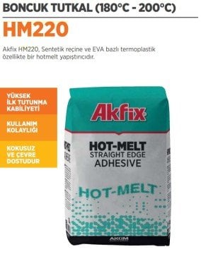 AKFİX HM220 Boncuk Tutkal 25 Kg (180°C - 200°C)