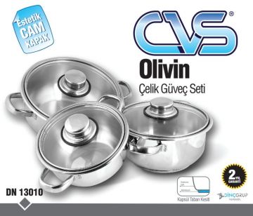 CVS Çelik Güveç Seti Olivin