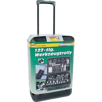 MANNESMANN MAN 29070 Profesyonel Tekerlekli Alet Çantası 122 Parça