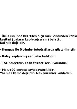 Murat Kablo 100 Metre 1mm² Bakır Kablo Kalaylı Nyaf Tekne Oto Karavan Elektrik Tesisat Kablosu Top