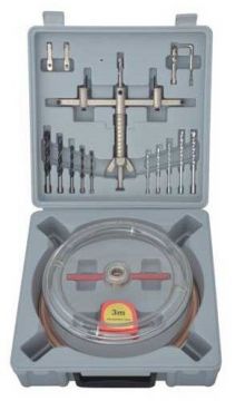 TROY T 27493 Plastik Vantuzlu Panç Takımı 40 mm - 300 mm