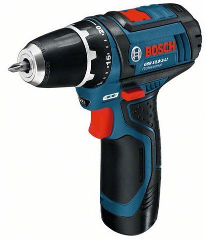 BOSCH GSR 12V-15 Akülü Vidalama L-Boxx, 2 Akü