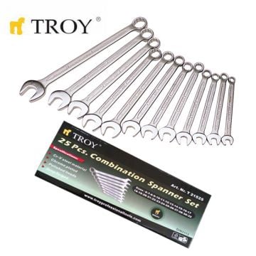 TROY T 21525 Kombine Anahtar Seti 25 Parça