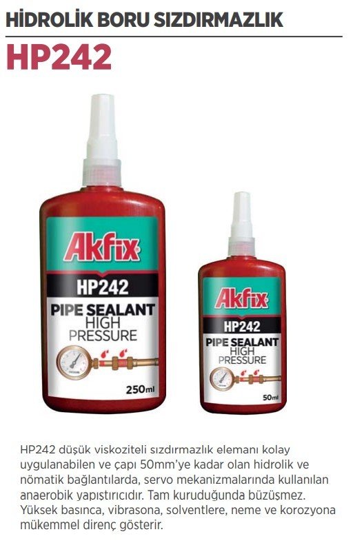 AKFİX HP242 Hidrolik Boru Sızdırmazlık