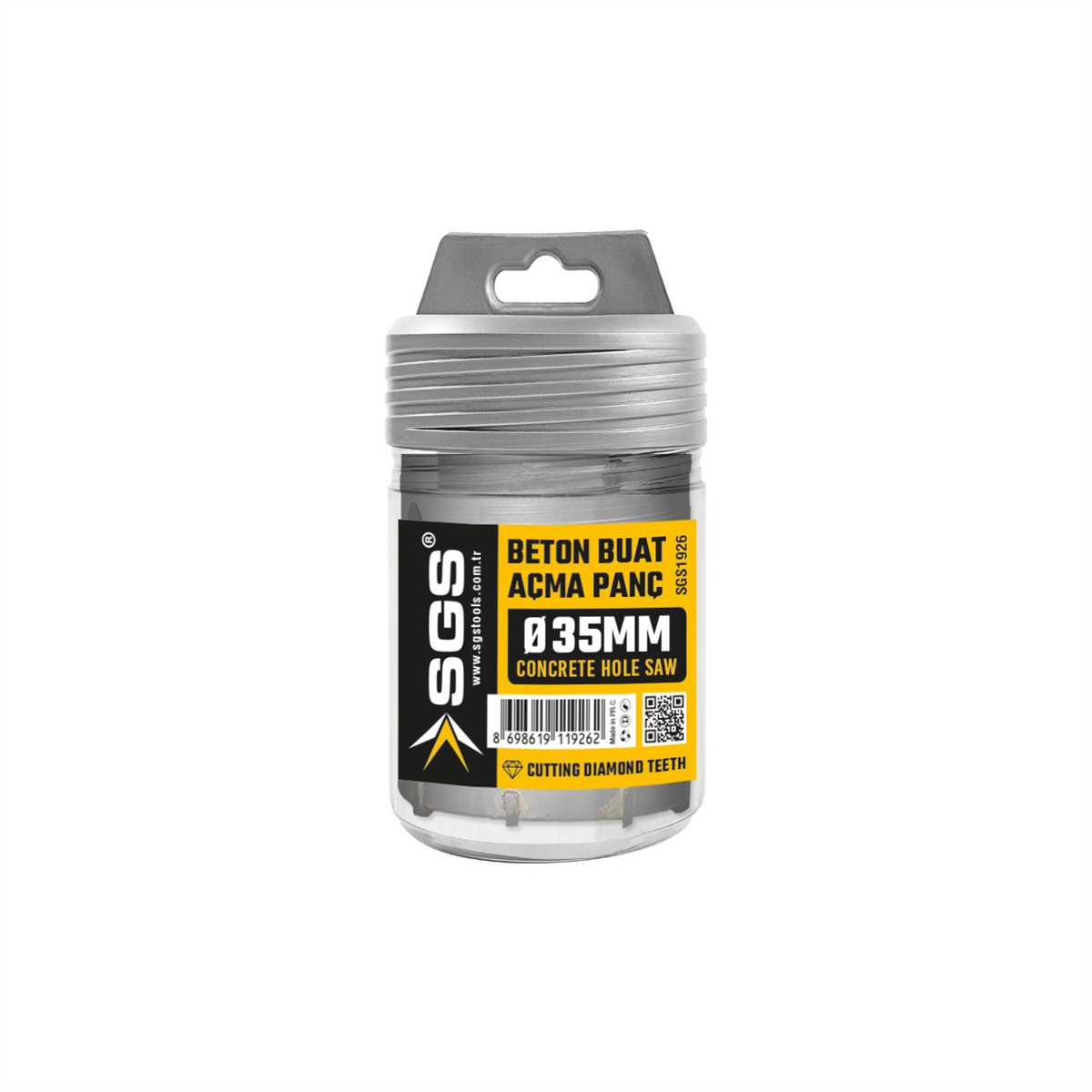 SGS1926 - 35mm SDS Plus Elmaslı Beton Delme - Buat Açma Pançı (Adaptörsüz)