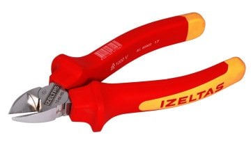 İZELTAŞ 3700 - 1000 Volt İzoleli Elektrikçi Yan Keski 180mm
