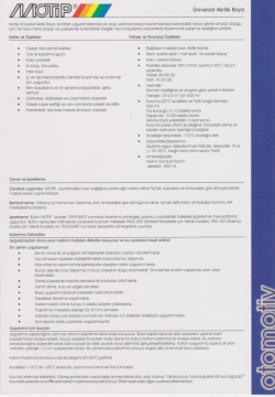 MOTİP Mat SİYAH Üniversal Akrilik Sprey Boya 500ML