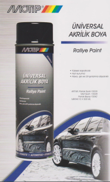MOTİP Parlak SİYAH Üniversal Akrilik Sprey Boya 500ML