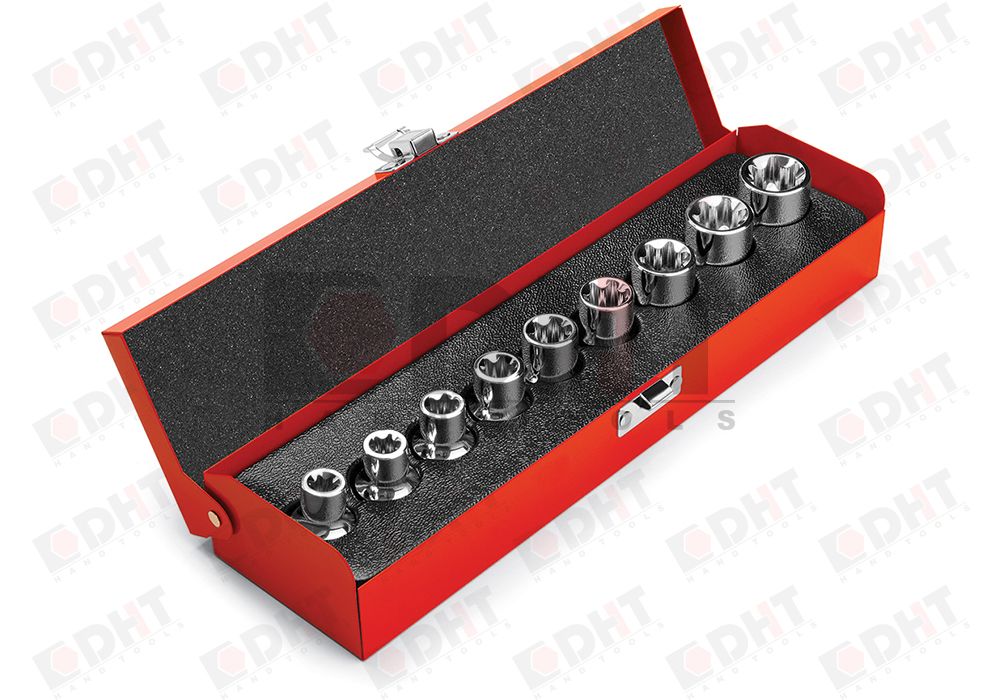 DHT 9 Parça 1/2 Star Torx Lokma
