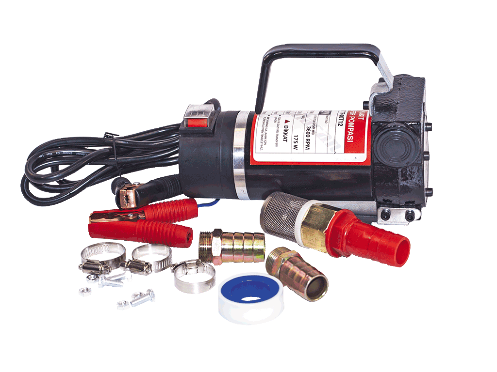 Mitacan Mitapomp 12 Volt Plastik Mazot Aktarma Sıvı Transfer Pompası (MTTP40T12)