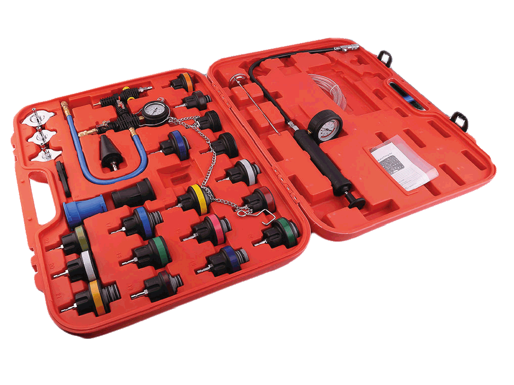 NT TOOLS NTH1040 - Oto Radyatör ve Soğutma Sistemi Basınç Test Cihazı 28 Parça