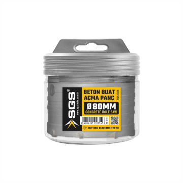 SGS1935 - 80mm SDS Plus Elmaslı Beton Delme - Buat Açma Pançı (Adaptörsüz)