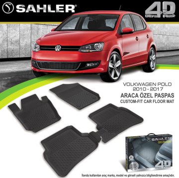 Vw Polo 2010-2017 Arası 4.5D Havuzlu Araba Paspası SAHLER
