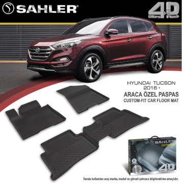 Hyundai Tucson 2016- Sonrası 4.5D Havuzlu Araba Paspası Sahler