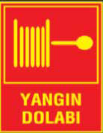 Yangın Dolabı Uyarı Levhası / 10 Adet